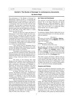 The Murder of Gonzago