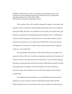 History of the Trombone