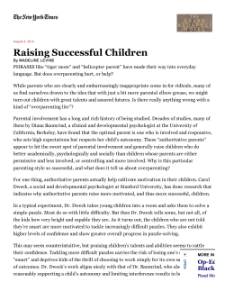 Raising Successful Children