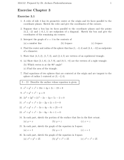 Exercise Chapter 3
