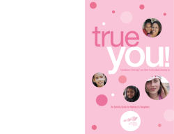 Mother:Daughter Workbook - Boulder Center for Play Therapy