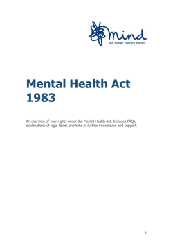 Mental Health Act 1983