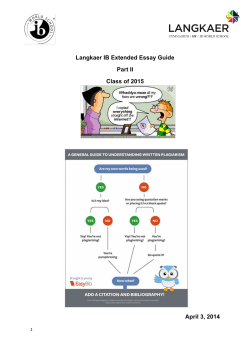 Extended Essay Guide Part 2