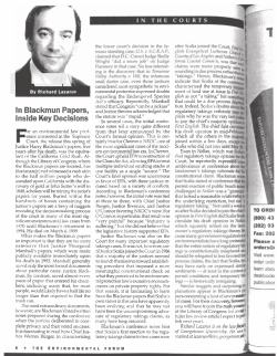 In Blackmun Papers, Inside Key Decisions