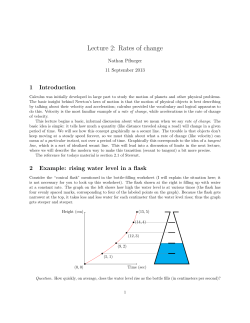 2. Average rate of change