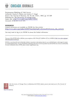 Parsimonious Modeling of Yield Curves Author(s): Charles R