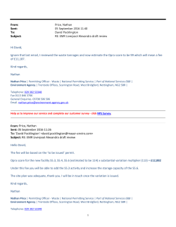 RE EMR Liverpool Alexandra draft review