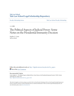 The Political Aspects of Judicial Power