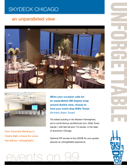 events on 99 - Skydeck Chicago
