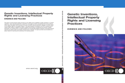 Genetic Inventions, Intellectual Property Rights and