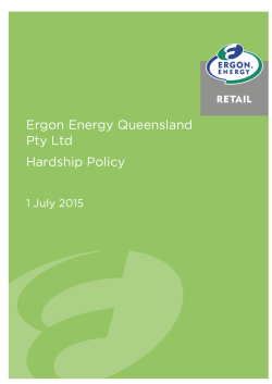 View the full Ergon Energy Retail Hardship Policy (PDF 345.9 kb)
