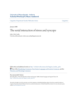 The serial interaction of stress and syncope