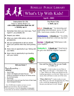 April - Roselle Public Library