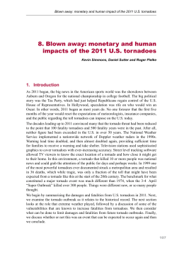 8. Blown away: monetary and human impacts of the 2011 U.S.
