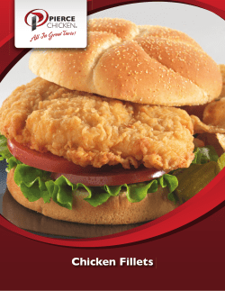 Chicken Fillets - Pierce Chicken