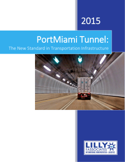PortMiami Tunnel The New Standard in Transportation Infrastructure