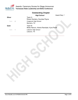 Awards - SkillsUSA Tennessee
