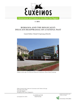 Full text of the issue as PDF - Center for Governance and Culture in