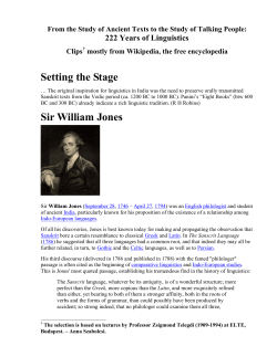 222 Years in Linguistics