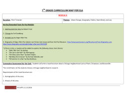 7 GRADE CURRICULUM MAP FOR ELA