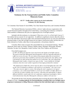 Testimony for the Transportation and Public Safety Committee