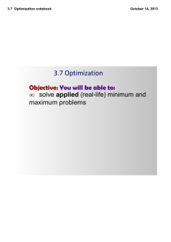 3.7 Optimization.notebook