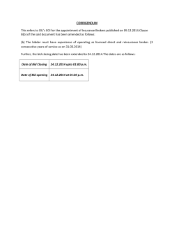 CORRIGENDUM This refers to OIL`s EOI for the appointment of