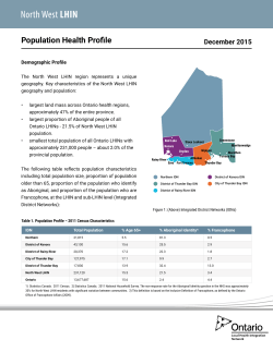 Population Health Profile