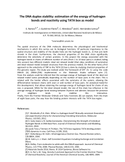 The DNA duplex stability: estimation of the energy of hydrogen