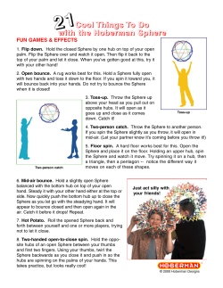 Cool Things To Do with the Hoberman Sphere 21