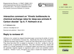 Interactive comment on &ldquo;Kinetic bottlenecks to chemical exchange