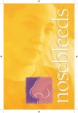 Nosebleeds - National Hemophilia Foundation