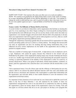 Alumni newsletter 2013