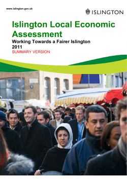 Islington Local Economic Assessment