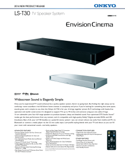 LS-T30 TV Speaker System