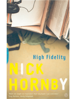 NICK HORNBY High Fidelity