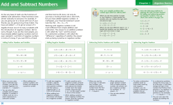 Add and Subtract Numbers