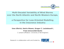 Multi-Decadal Variability of Wind Storms over the North Atlantic and