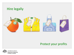 Employing Legal Workers Presentation