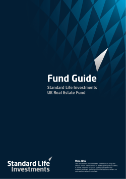 Fund Guide - Standard Life Investments