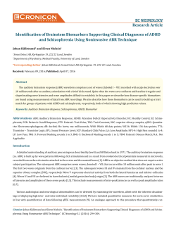 Identification of Brainstem Biomarkers Supporting