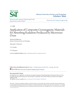 Application of Composite Gyromagnetic Materials