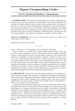 Figures Circumscribing Circles