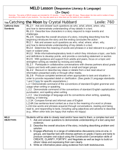 Catching the Moon Lesson and Resources