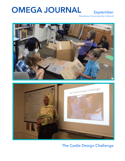 OMEGA JOURNAL - Rainbow Community School