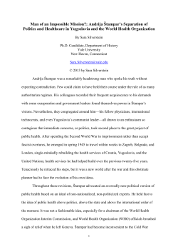 Man of an Impossible Mission? - The Rockefeller Archive Center