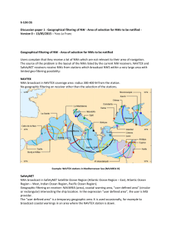 Geographical filtering of NW-Japan
