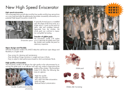 New High Speed Eviscerator