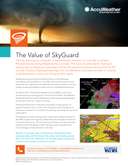 The Value of SkyGuard for a Northeast Tornado