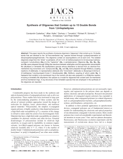 Synthesis of Oligoenes that Contain up to 15 Double Bonds from 1